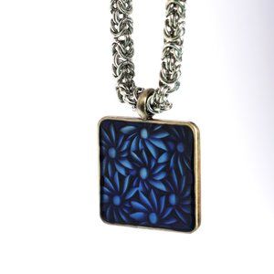 Handmade Flower Pendant Necklace